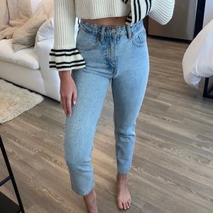 Zara light wash jeans